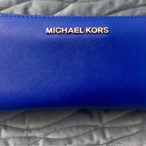 Michael Kors Cobalt Blue Saffiano Wallet